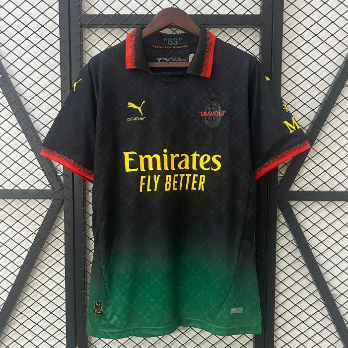 AC Milan 2024/2025 x Off-white shirt black