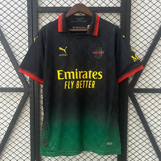 AC Milan 2024/2025 x Off-white shirt black