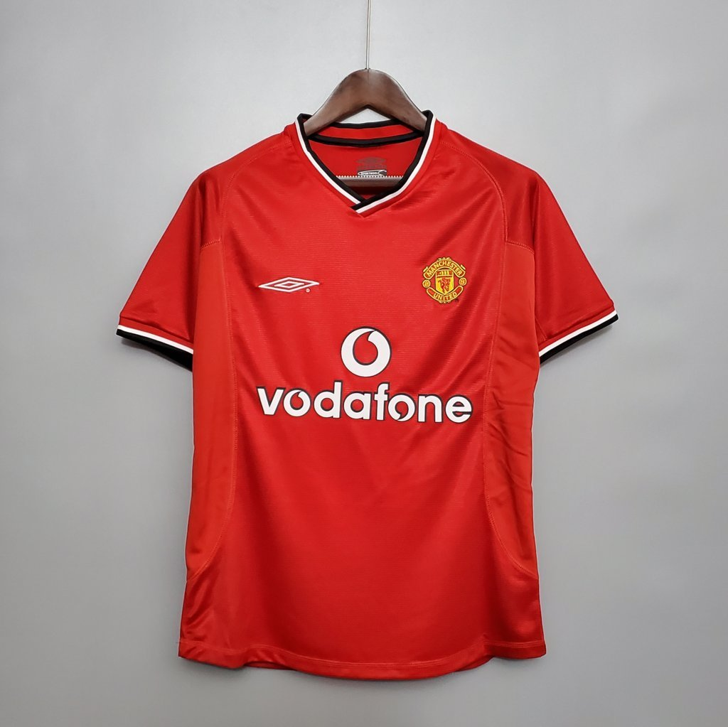 00 01 Manchester United Home Kit Retro BATFAMILYSHOP