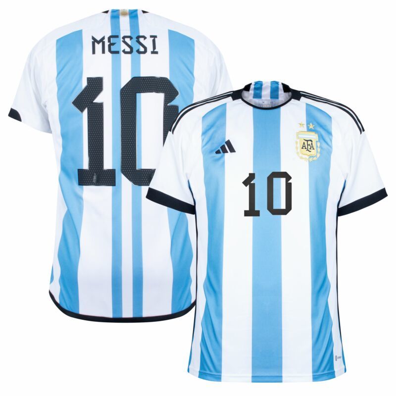 argentina world cup messi jersey