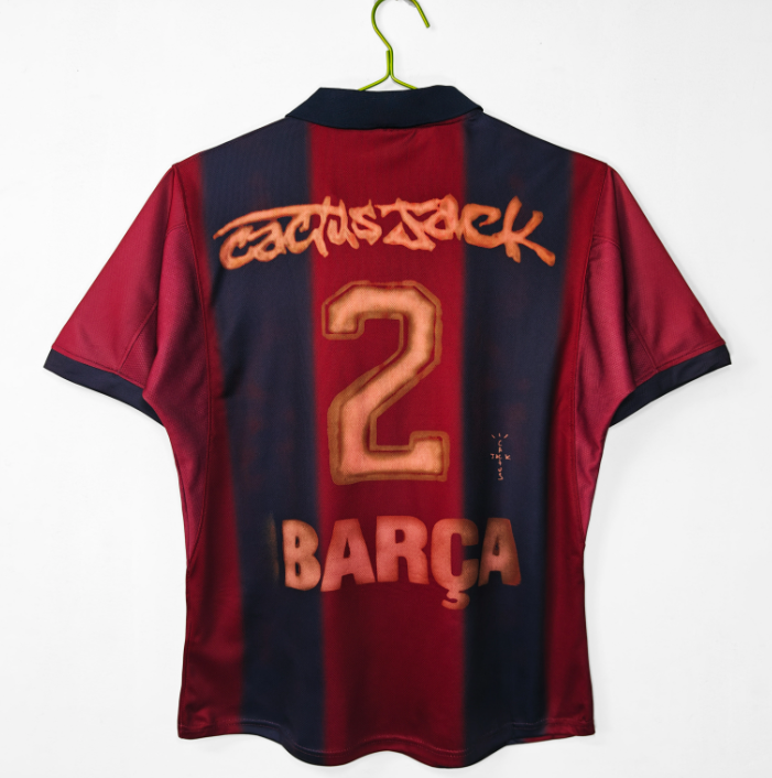 Barcelona 2001/2002 home retro special shirt