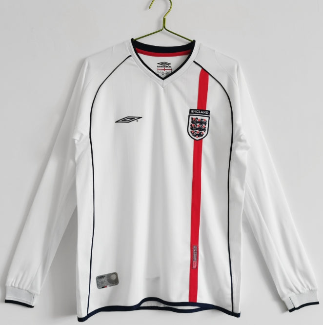 2002 England home Kit Retro (long sleeve)