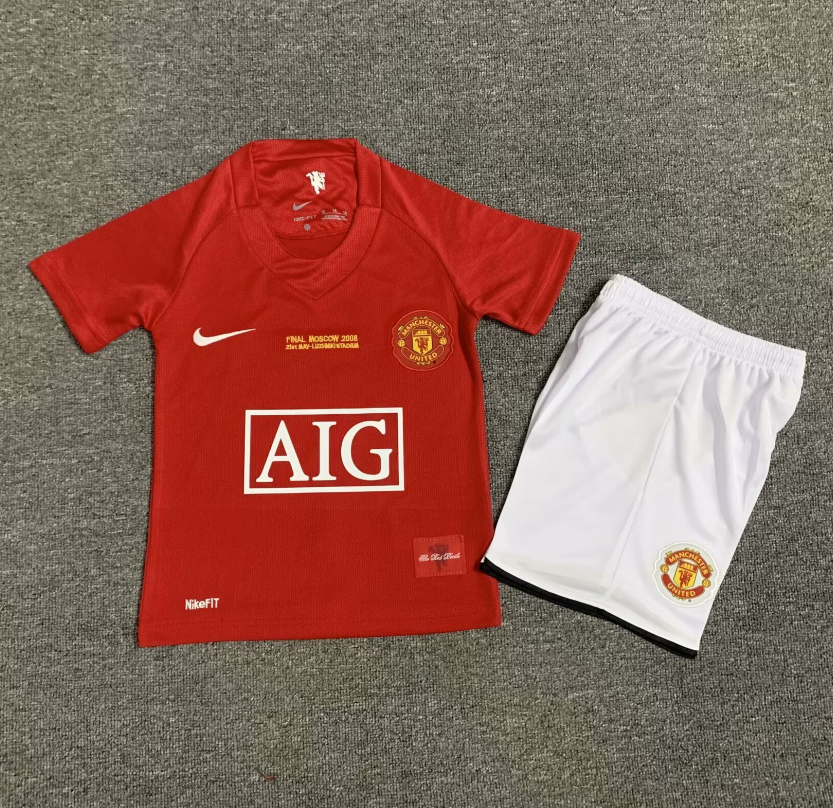 Manchester United 07/08 home  Shirt (KIDS)