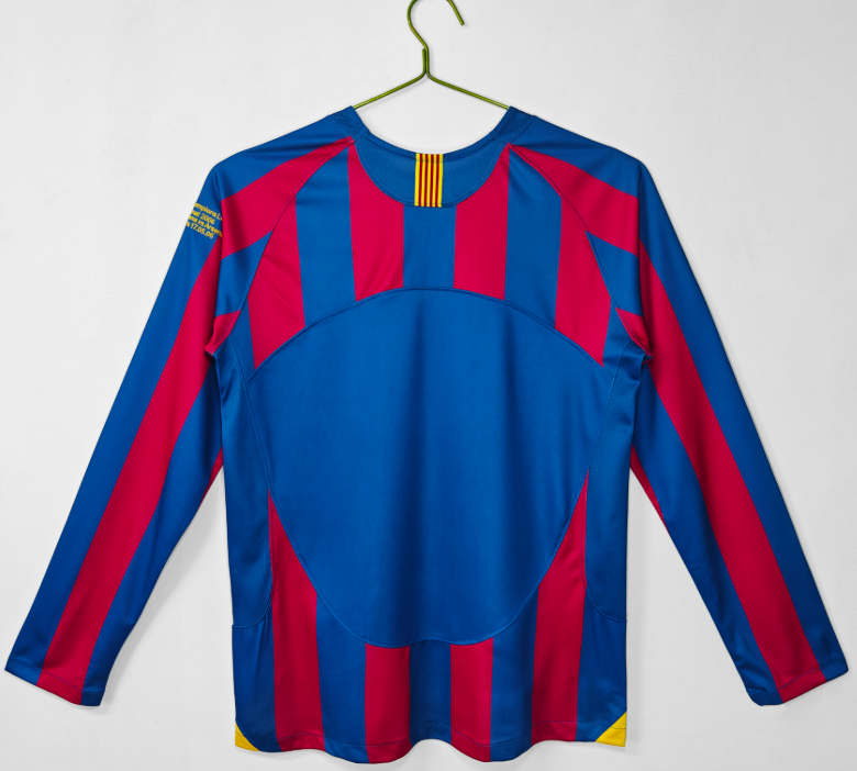 Barcelona 2005/2006 home shirt (long sleeve)