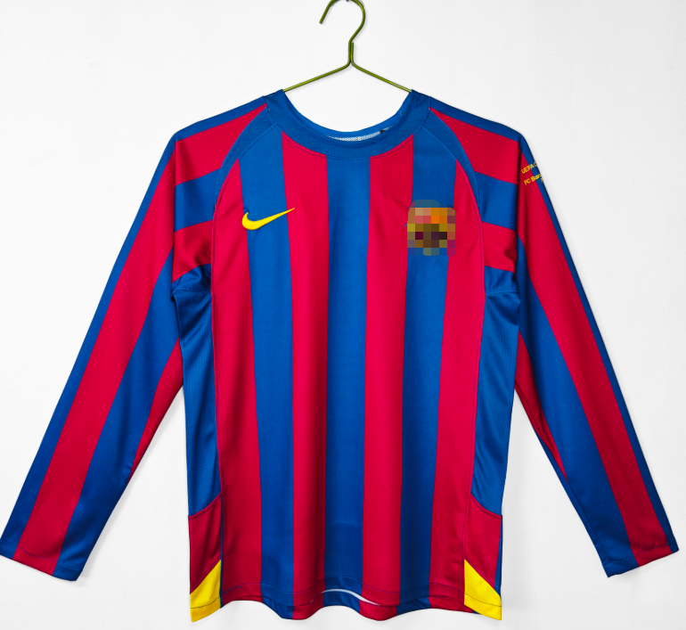 Barcelona 2005/2006 home shirt (long sleeve)