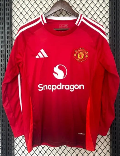 Manchester United 2024/2025 home shirt long-sleeve