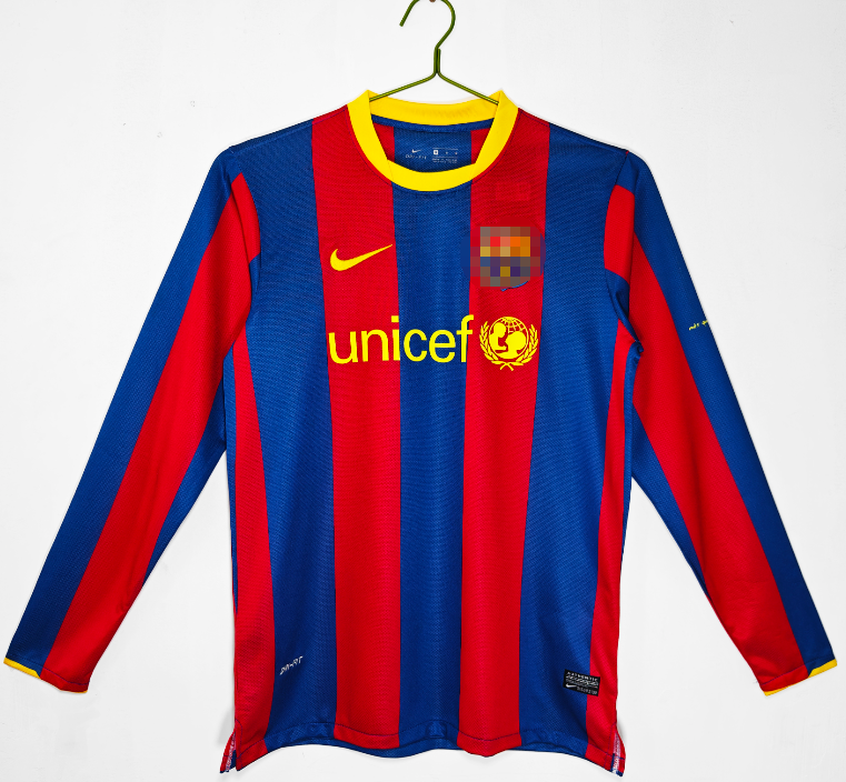 Barcelona 2010/2011 home shirt (long sleeve)