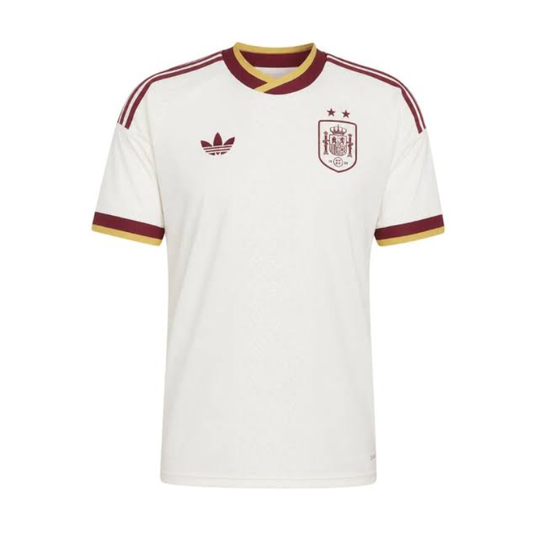 Spain 2026 away shirt (2 Stars with golden ptach)