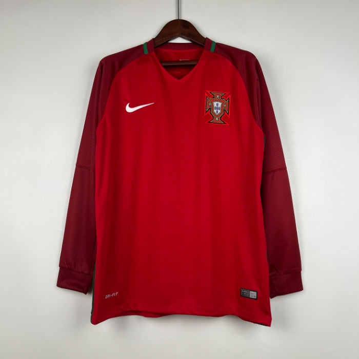 2016 Portugal Home Kit Retro (long sleeve)