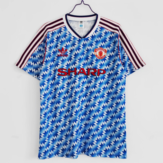 Manchester United 1991/1992 away  retro shirt