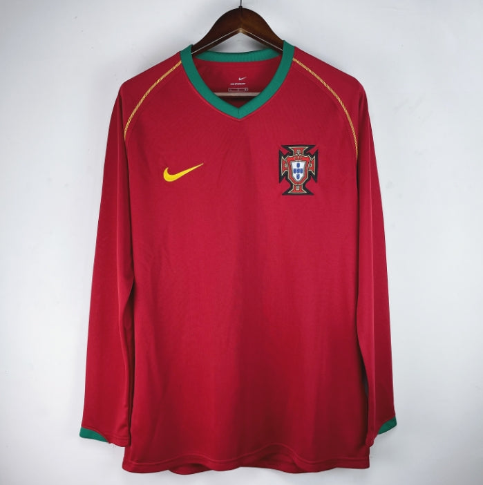 2006 Portugal Home Kit Retro (long sleeve)