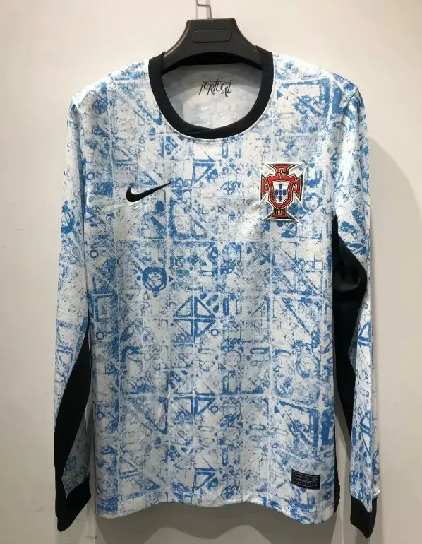 Portugal 2024 away shirt Ronaldo long sleeve