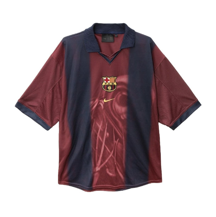 CJ X NIKE X FC BARCELONA RETRO 2000/01 HOME SKELETON JERSEY
