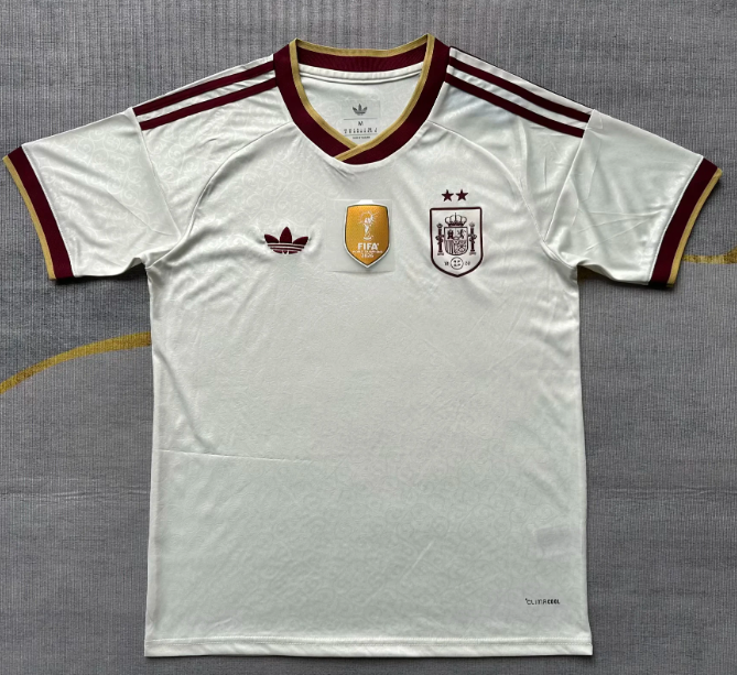Spain 2026 away shirt (2 Stars with golden ptach)