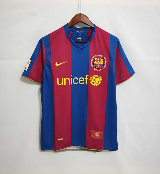 07/08 Barcelona Home Kit Retro