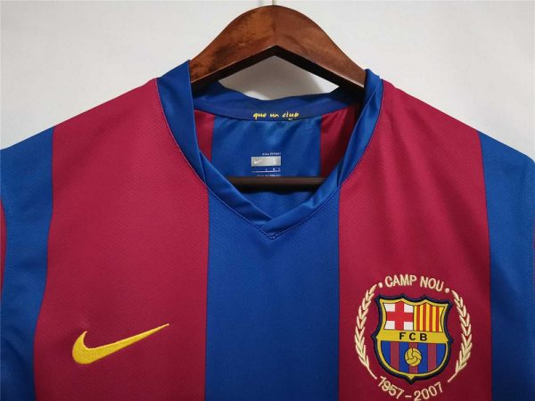 07 08 Barcelona Home Kit Retro BATFAMILYSHOP