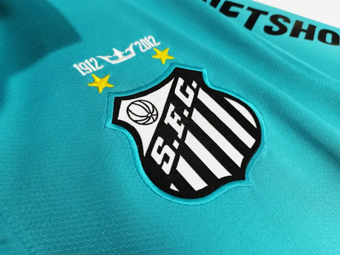 Youth Kits 2012/13 Santos Shirt And Shorts – White – Soccer Jersey Set