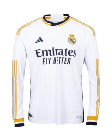 23/24 Real Madrid Home Kit Long Sleeve