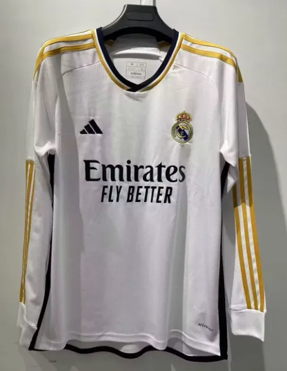 23/24 Real Madrid Home Kit Long Sleeve