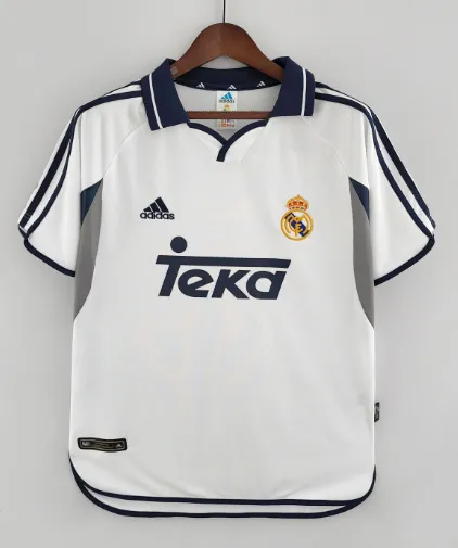 00/01 Real Madrid Home Kit Retro