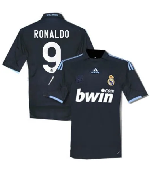 09/10 Real Madrid Away Kit Retro