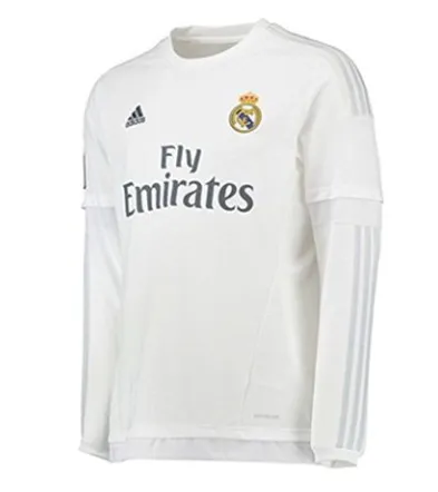 15/16 Real Madrid Home Kit (Long Sleeve)