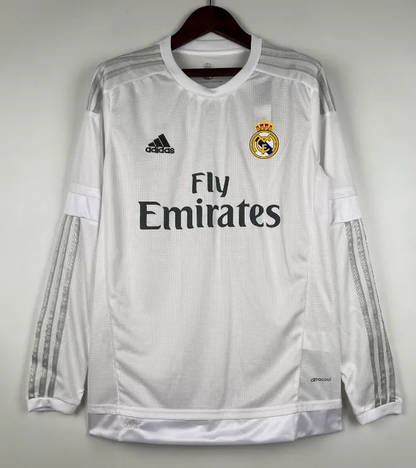 15/16 Real Madrid Home Kit (Long Sleeve)