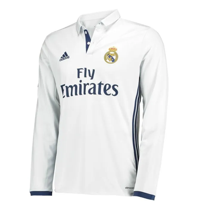 16/17 Real Madrid Home Kit (Long Sleeve)