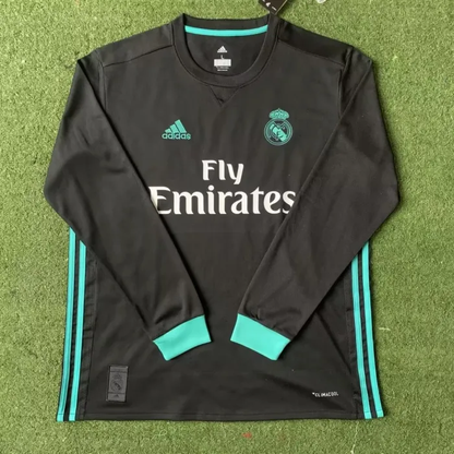 17/18 Real Madrid Away Kit (Long Sleeve)