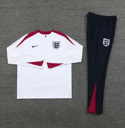 24' England Tracksuit White