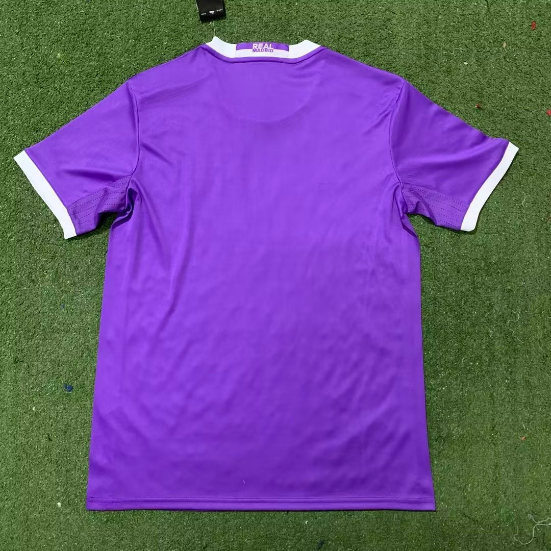 Real Madrid 16/17 UCL Retro Shirt Jersey Purple- Ronaldo 7 Printing  Available