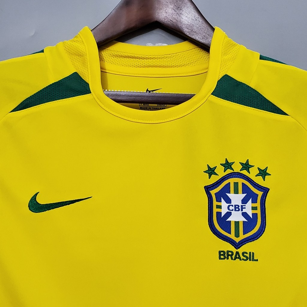 2002 Brazil Home Kit Retro